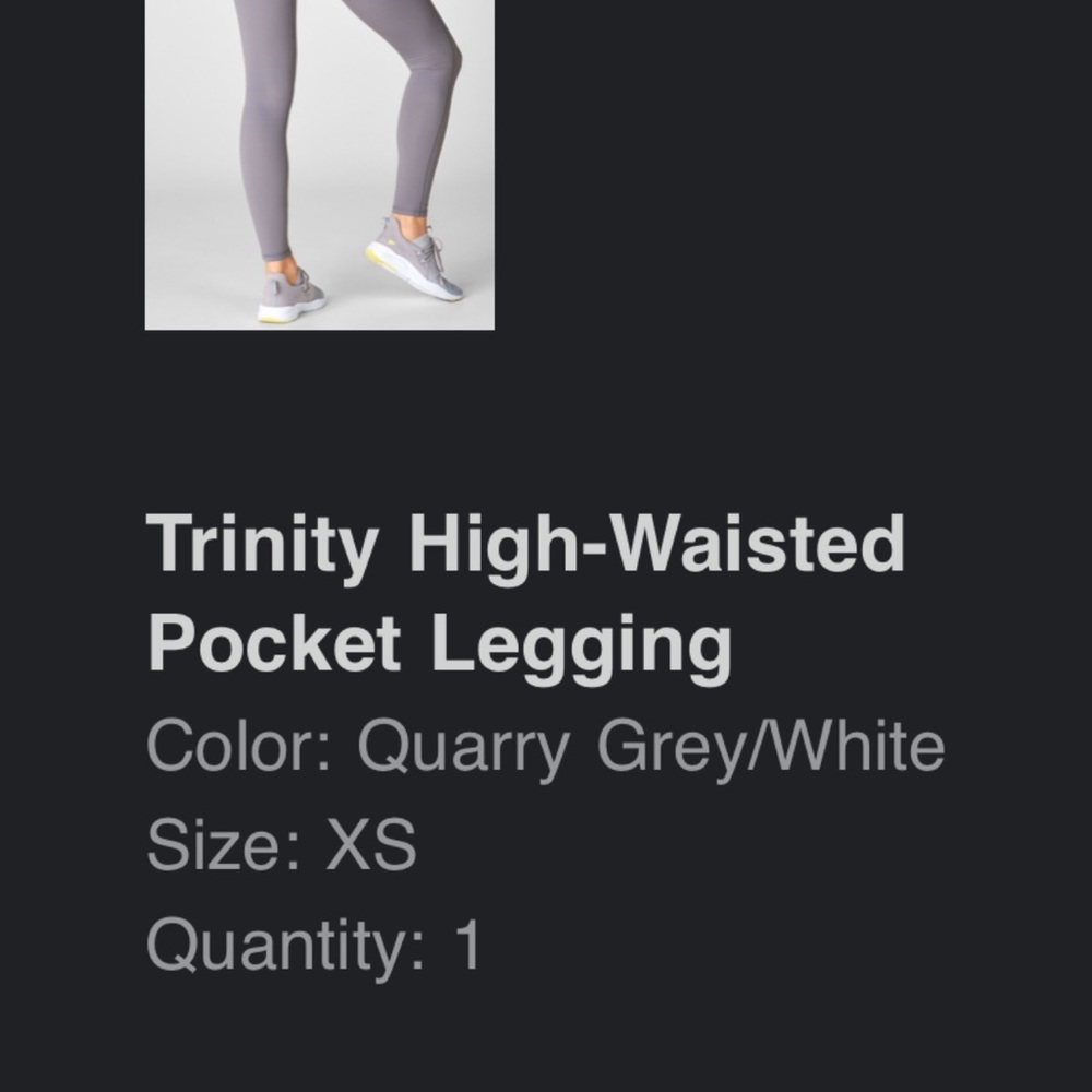 Fabletics Trinity Grey Leggings - image 8